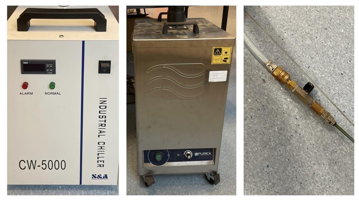 Lasersaur à allumer
