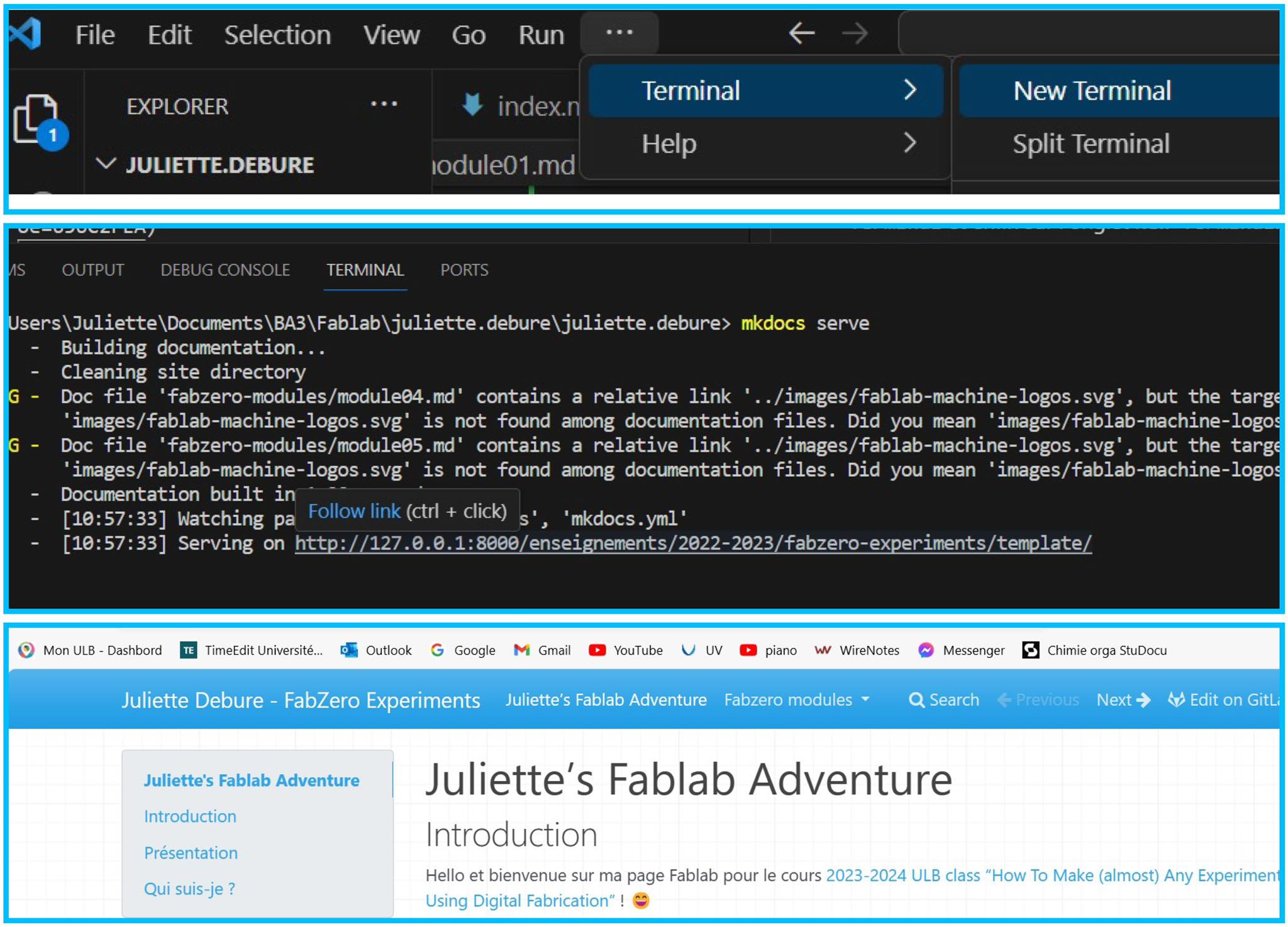 tuto mkdocs